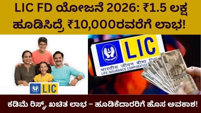 LIC FD ಯೋಜನೆ 2026: