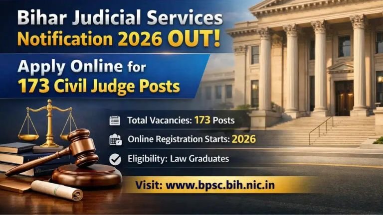 BPSC Civil Judge Recruitment 2026: