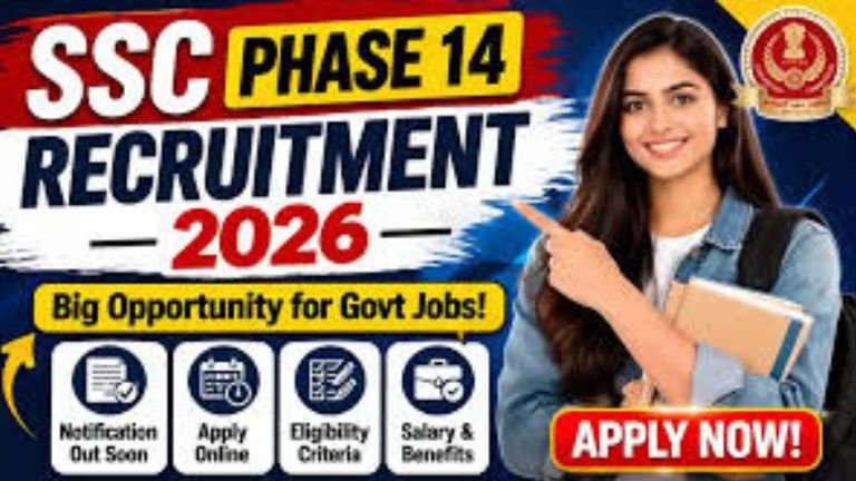 SSC Phase 14 Recruitment 2026: