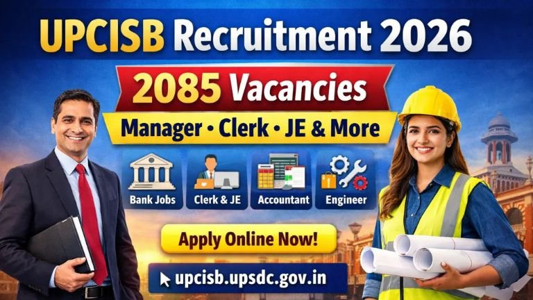 UPCISB Recruitment 2026: