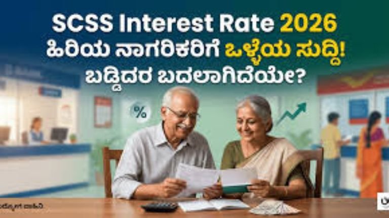 SCSS ಬಡ್ಡಿ ದರ 2026: