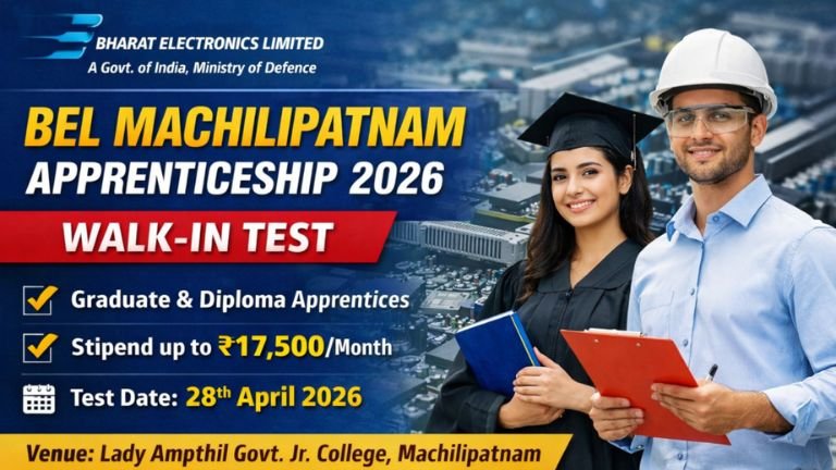 BEL Apprentice Recruitment 2026: