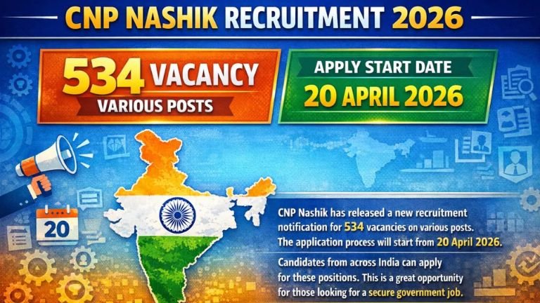 CNP Nashik Recruitment 2026: