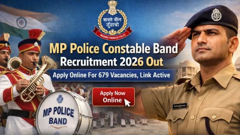 MP ಪೊಲೀಸ್ ಕಾನ್ಸ್‌ಟೇಬಲ್ ಬ್ಯಾಂಡ್ ನೇಮಕಾತಿ 2026: