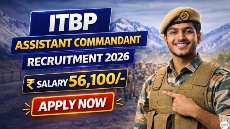 ITBP Recruitment 2026: