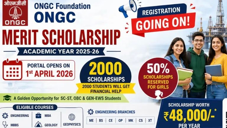 ONGC Scholarship 2026:
