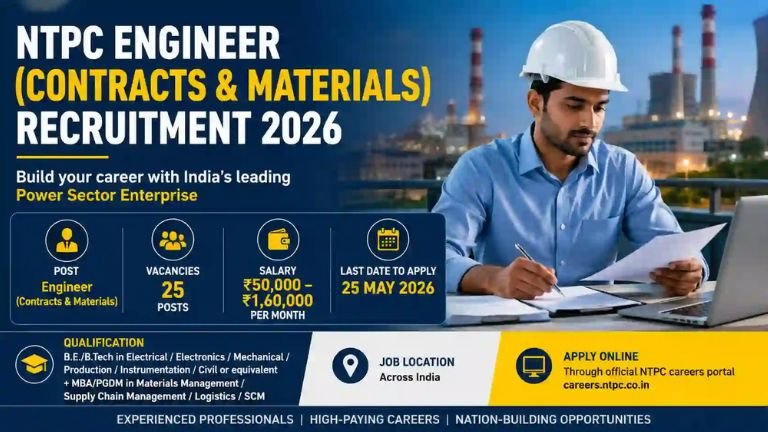 NTPC Recruitment 2026: